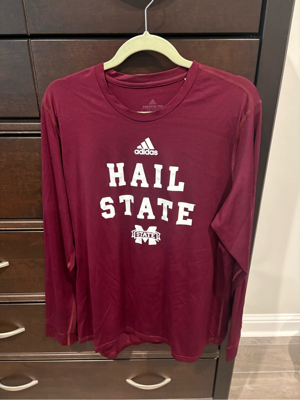 adidas Maroon Crewneck Creator Tee